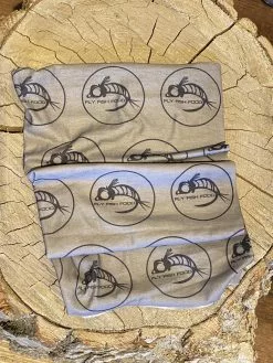 Fly Fish Food Neck Gaiter - Grey