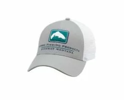 Simms - Trout Icon Trucker Hat - Granite