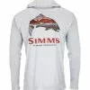 Simms Men's Tech Hoody - Artist Series - Trout Logo Flame/Sterling -fishing Sales 2023 13521 859 tech hoody artist series trout logo flame sterling s22 1680x 702e4329 4439 44eb 8a42 935304f629b2
