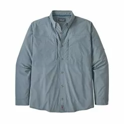 Patagonia Long-Sleeved Sun Stretch Shirt - Pigeon Blue