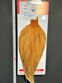 Flash Sale Hackle 112 - Whiting Cape Silver - Barred Dark Ginger (sizes 8-22)