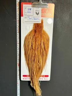Flash Sale Hackle 118 - Whiting Cape Silver - Barred Dark Ginger (sizes 8-22)