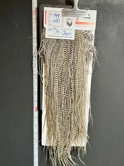 Flash Sale Hackle 144 - Whiting Midge Saddle Pro - Grizzly (size 16-18)