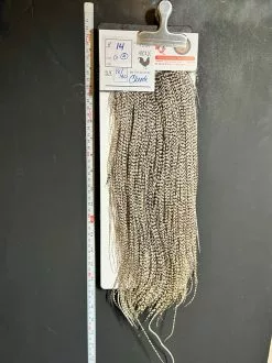 Flash Sale Hackle 14 - Whiting Midge Saddle Bronze - Grizzly (size 18-20)