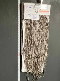 Flash Sale Hackle 166 - Whiting Saddle Pro - Grizzly (size 16-18)