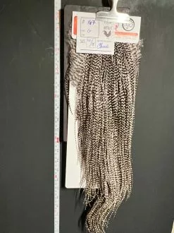 Flash Sale Hackle 167 - Whiting Saddle Silver - Grizzly (size 16-18)