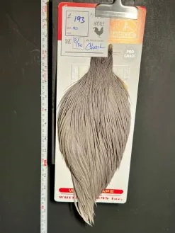 Flash Sale Hackle 193 - Whiting Cape Pro - Dyed Medium Dun (sizes 8-22)