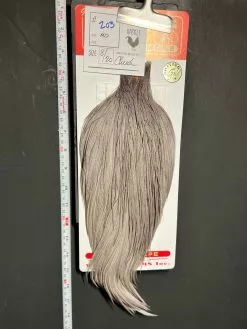 Flash Sale Hackle 203 - Whiting Cape Gold - Dyed Medium Dun (sizes 8-22)