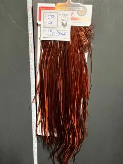 Flash Sale Hackle 232 - Whiting Saddle Bronze - Coachman Brown (size 18-20)