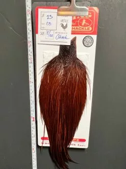 Flash Sale Hackle 23 - Whiting Cape Silver - Coachman Brown (sizes 8-22)