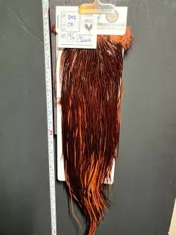 Flash Sale Hackle 242 - Hebert Miner Saddle Bronze - Coachman Brown (size 12-14)