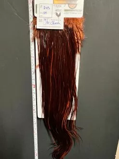 Flash Sale Hackle 243 - Hebert Miner Saddle Bronze - Coachman Brown (size 14-16)