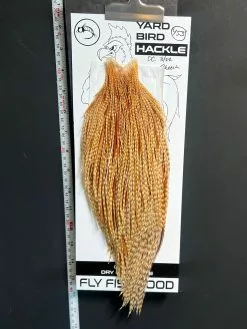 Flash Sale Hackle 453 - Yard Bird Cape - Dun Cree (sizes 8-22)