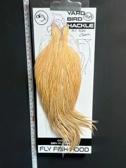 Flash Sale Hackle 469 - Yard Bird Cape - Light Ginger (sizes 8-22)