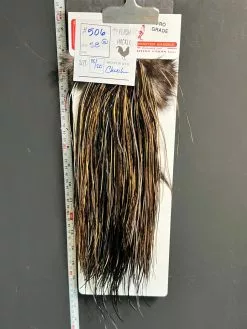Flash Sale Hackle 506 - Whiting Midge Saddle Pro - Speckled Badger (size 18-20)