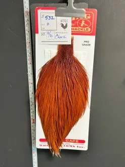 Flash Sale Hackle 532 - Whiting Cape Pro - Brown (sizes 8-22)