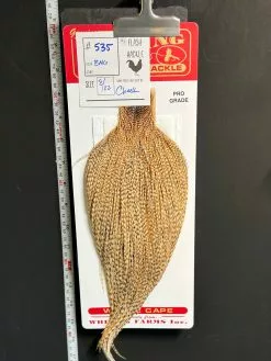 Flash Sale Hackle 535 - Whiting Cape Pro - White (sizes 8-22)
