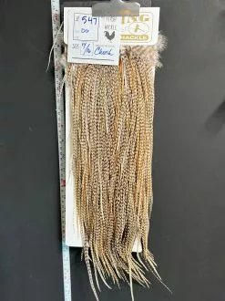 Flash Sale Hackle 547 - Heritage Saddle - Dun Grizzly (size 14-16)