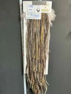 Flash Sale Hackle 575 - Heritage Saddle - Grizzly Variant (size 12-14)