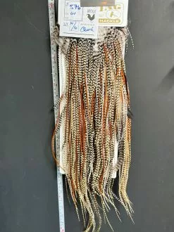 Flash Sale Hackle 576 - Heritage Saddle - Grizzly Variant (size 14-16)