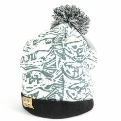 Fish Print Beanie