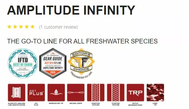 Scientific Anglers Amplitude Infinity Fly Line 5 Scientific Anglers Amplitude Infinity Fly Line - Image 3