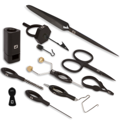 Loon Complete Fly Tying Tool Kit - Black