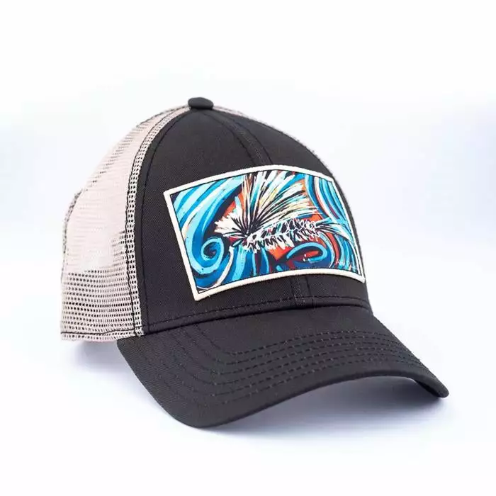 Art 4 All Dancing Caddis Trucker Hat 3 Art 4 All Dancing Caddis Trucker Hat