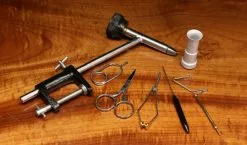 Hareline Fly Tying Material Kit With Economy Tools And Vise -fishing Sales 2023 ETKIT 3