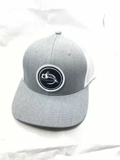Fly Fish Food Black Logo Hat - Gray