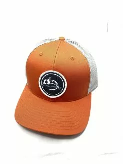 Fly Fish Food Black Logo Hat - Orange