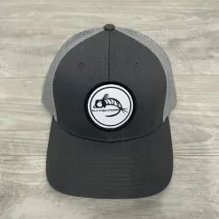 Fly Fish Food Logo Hat - Charcoal/Grey