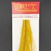 Whiting 100 Pack Dry Fly Hackle - White Dyed Golden Olive - 12 -fishing Sales 2023 GoldenOlive