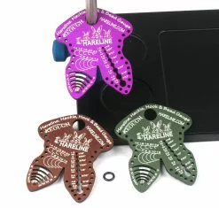 Hareline Hackle, Hook & Bead Gauge