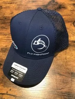 Patagonia Fitz Roy Fish LoPro Trucker Hat - Fly Fish Food Logo
