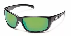 Smith Suncloud Milestone - Black - Polarized Green Mirror