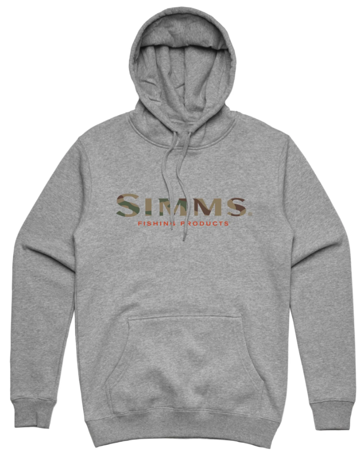 M's Simms Logo Hoody - CX - Grey Heather 3 M's Simms Logo Hoody - CX - Grey Heather