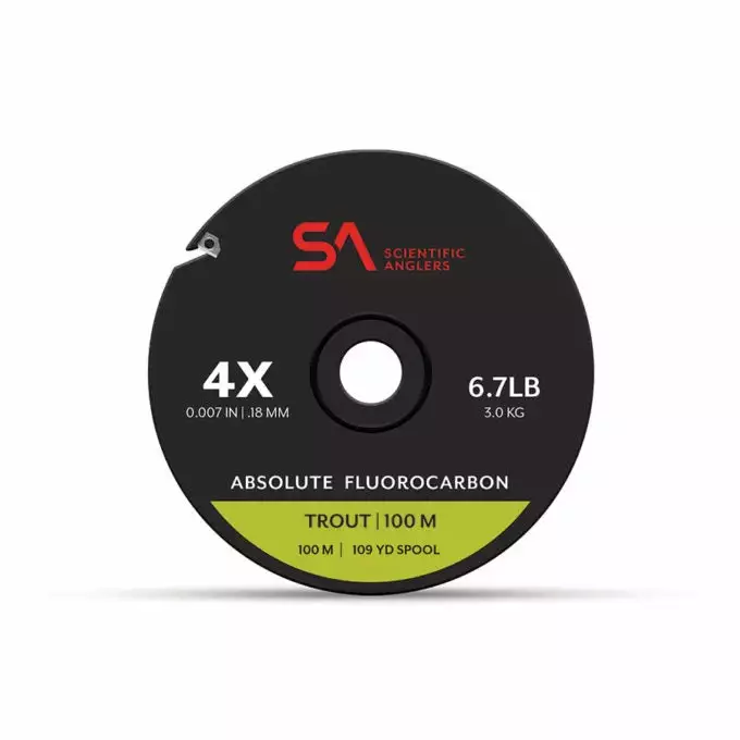 Scientific Anglers Absolute Fluorocarbon Trout Tippet - 100m 3 Scientific Anglers Absolute Fluorocarbon Trout Tippet - 100m