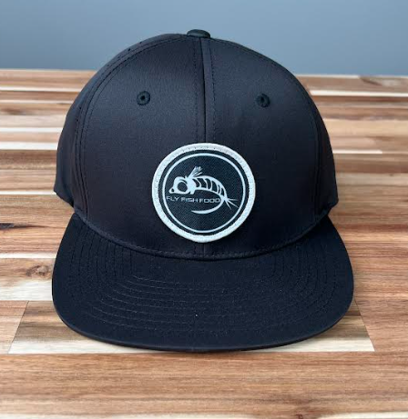 Fly Fish Food Golf/Athletic Logo Hat - Black 3 Fly Fish Food Golf/Athletic Logo Hat - Black