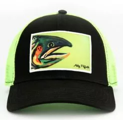 Green Trout Head Hat
