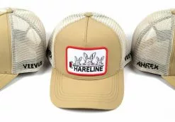 Hareline Logo Trucker Cap -fishing Sales 2023 harelinelogo3
