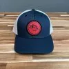 Fly Fish Food Logo Hat - Navy And White