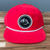Fly Fish Food Logo Hat - Red/White