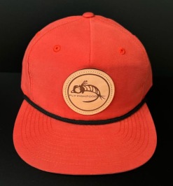 Fly Fish Food Logo Hat - Rust/Black