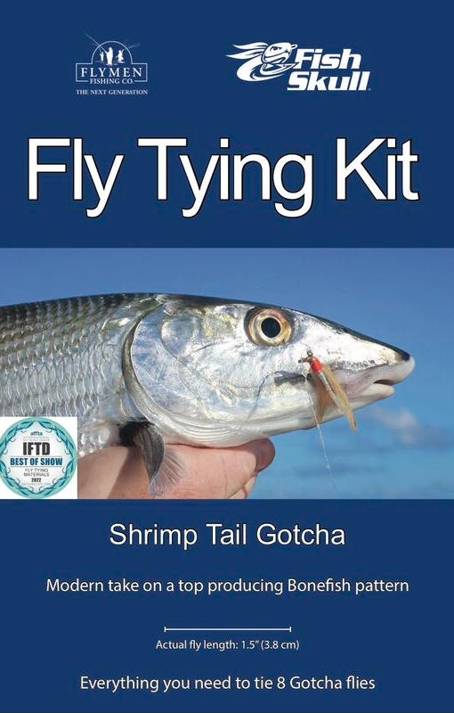 Hareline Fly Tying Kit - Shrimp Tail Gotcha 3 Hareline Fly Tying Kit - Shrimp Tail Gotcha