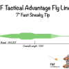 FNF Tactical Advantage Line - Sneaky Tip Fast (1.5 Ips) -fishing Sales 2023 snaekyf2