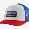 Patagonia P-6 Logo Trucker Hat - White -fishing Sales 2023 whitelopro